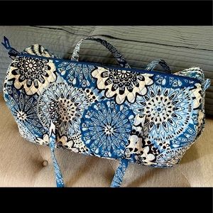 Vera Bradley Duffle Blue Star Medallion